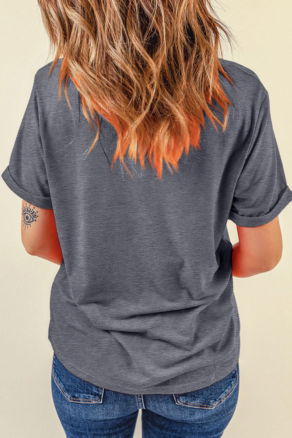 Baseball Gray Bowknot Tee