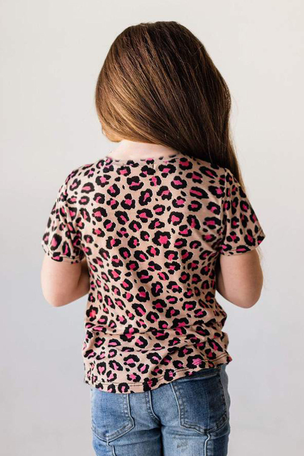 Leopard Little Girls' Tee